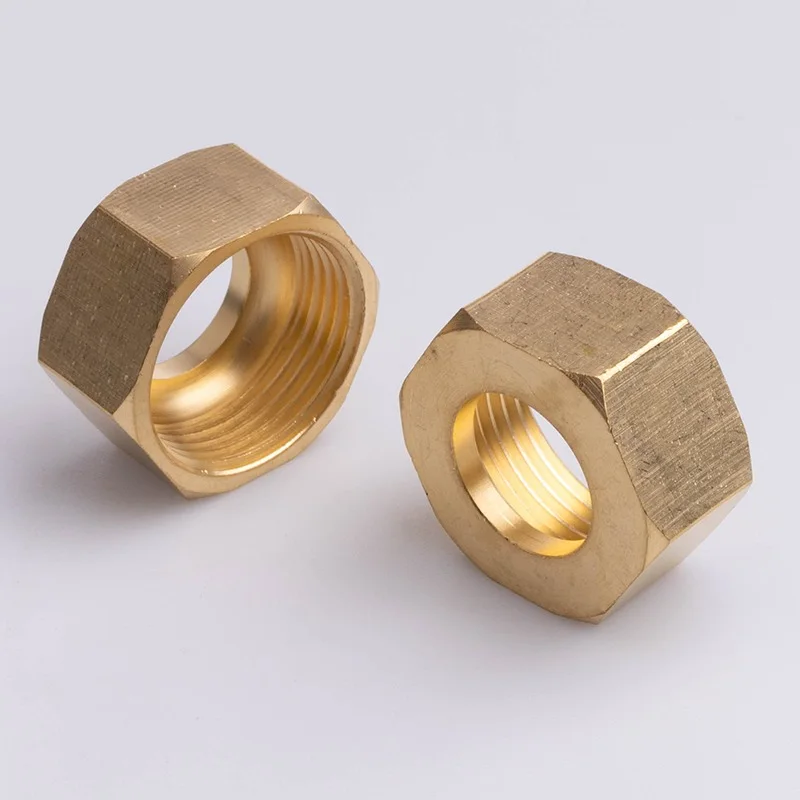 custom brass hex nuts